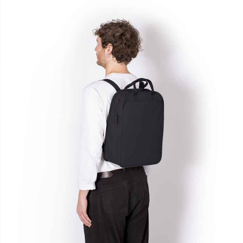 Alison Medium Lotus Backpack - BLACK