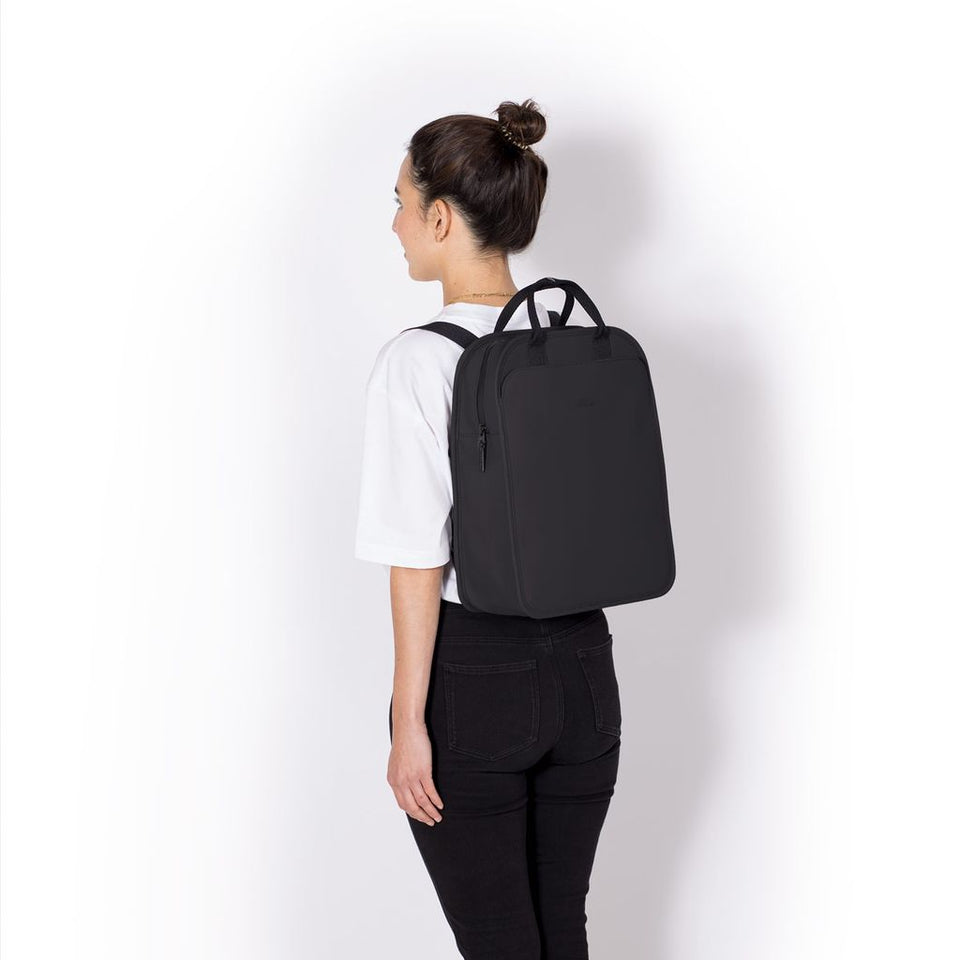Alison Medium Lotus Backpack - BLACK